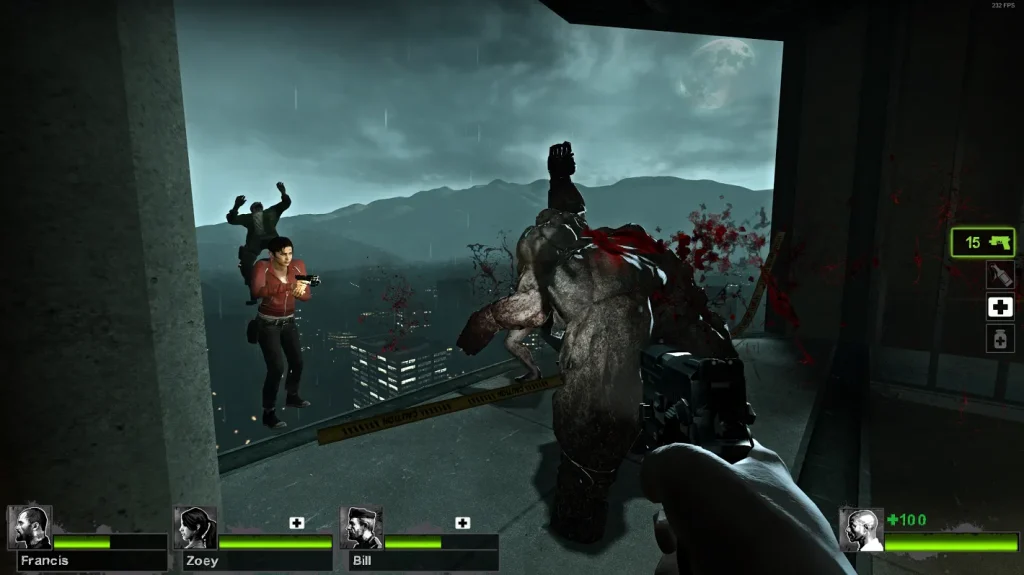 l4d2 partida con amigos en un rascacielos