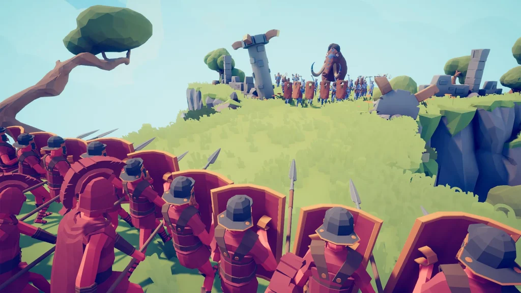 totally accurate battle simulator campo de batalla