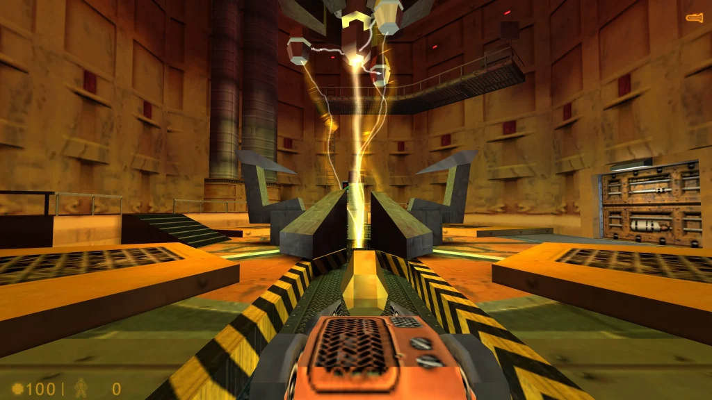 Iniciando el reactor en half life