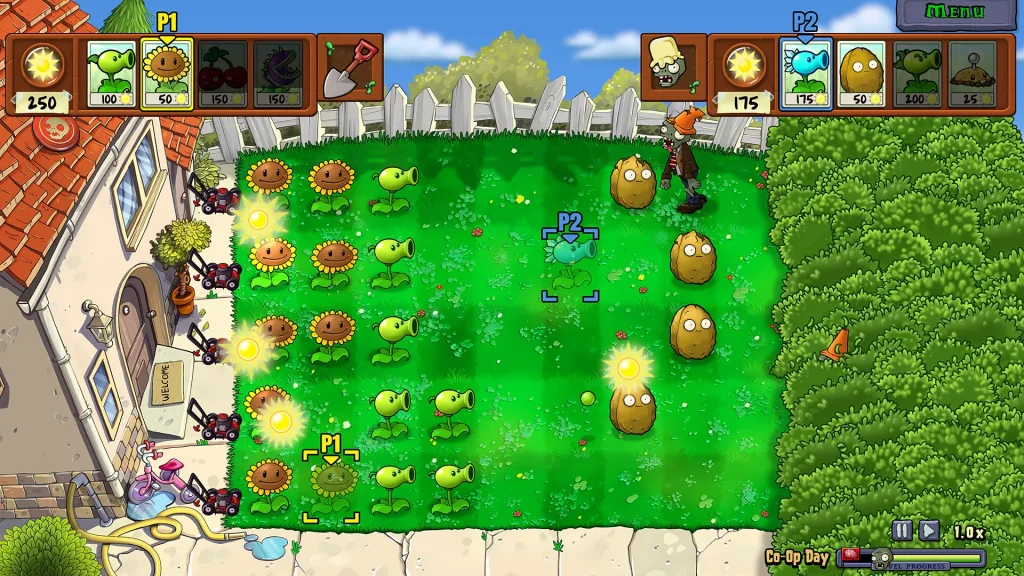 Plantas vs Zombies Replanted PvZ Replanted Gameplay