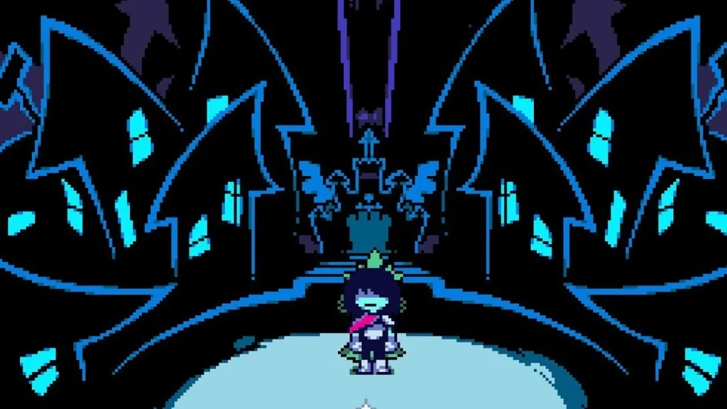 Kris en deltrune en la entrada del mundo oscuro