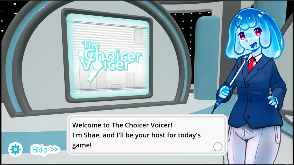 the choicer voicer Jugando the choicer voicer en ingles