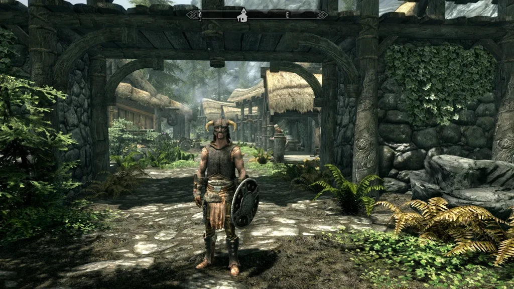 jugando Skyrim